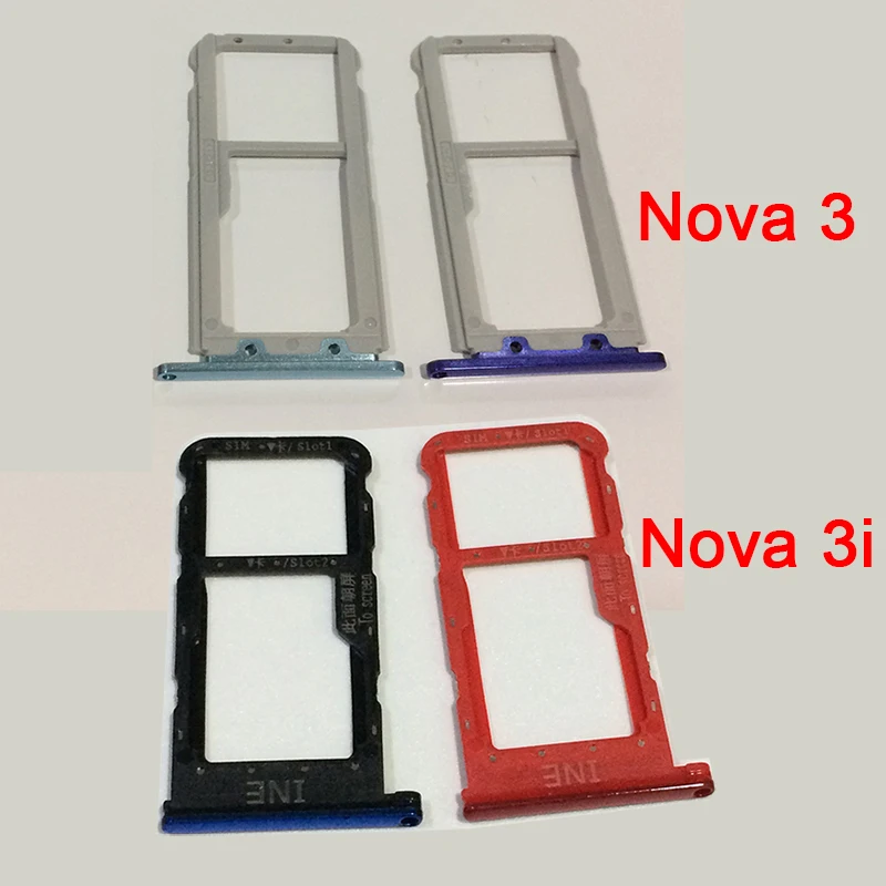 10Pcs/lot Original New Dual Nano Sim Card Tray Slot & Micro SD Card Holder Socket for Huawei Nova 3 3i Mobile Phone Parts
10Pcs/lot Original New Dual Nano Sim Card Tray Slot & Micro SD Card Holder Socket for Huawei Nova 3 3i Mobile Phone Parts
