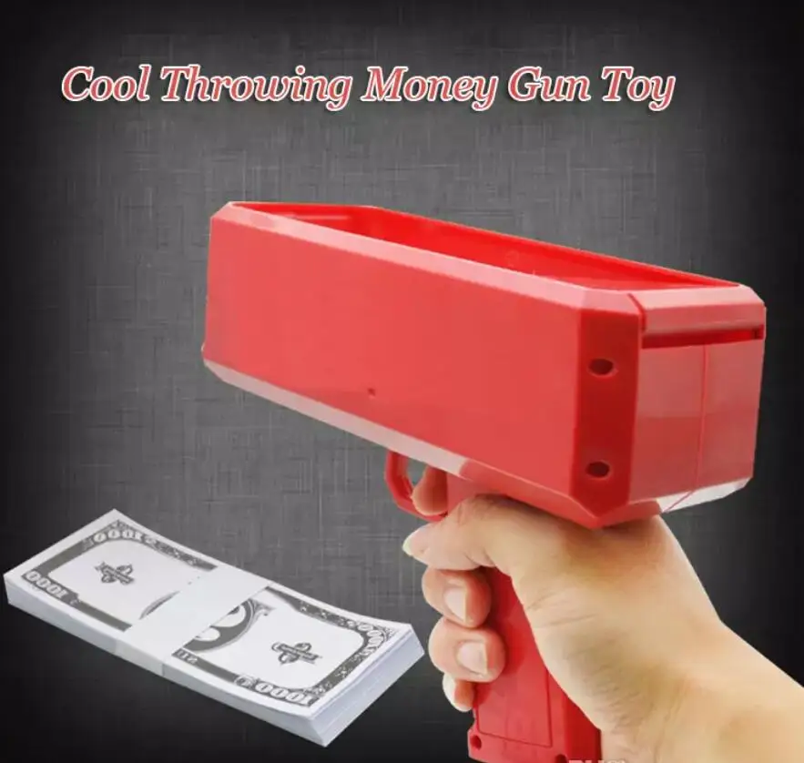 Make It Rain Money Gun Red Toy Christmas Gift Party Toys Game 100PCS Cash Fashion Money Gun Toys
Make It Rain Money Gun Red Toy Christmas Gift Party Toys Game 100PCS Cash Fashion Money Gun Toys