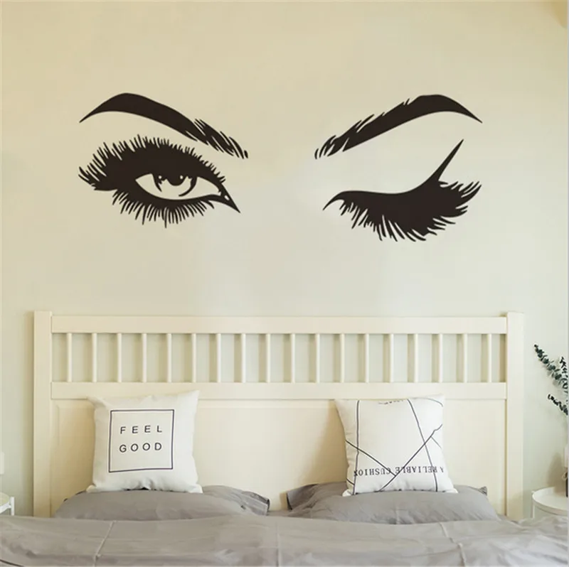 Pretty sexy eyelashes Wall Sticker Girl room living room decoration for home wallpaper Mural Art Decals Sexy stickers
Pretty sexy eyelashes Wall Sticker Girl room living room decoration for home wallpaper Mural Art Decals Sexy stickers