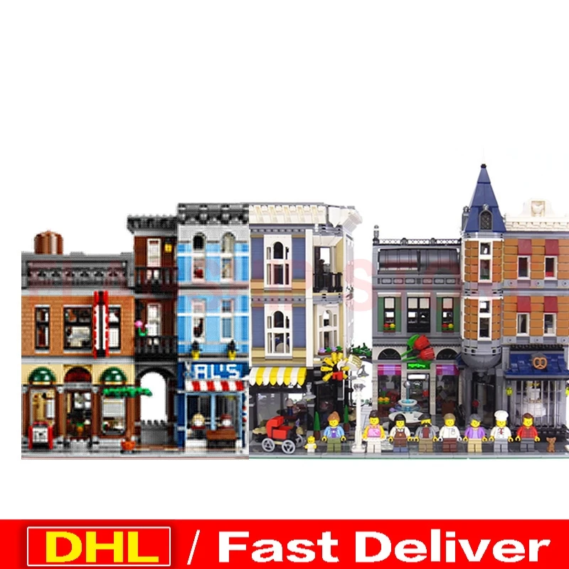 LP 15019 MOC Creative Assembly Square LP 15011 Detective's Office Model Building Street Sight Blocks Bricks lelyings Toys
LP 15019 MOC Creative Assembly Square LP 15011 Detective's Office Model Building Street Sight Blocks Bricks lelyings Toys