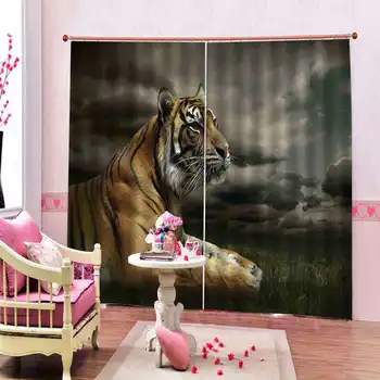 3d Curtain Window Various Forms of Ferocious Tiger Decoration Indoor Living Room Bedroom Kitchen Window Curtain
3d Curtain Window Various Forms of Ferocious Tiger Decoration Indoor Living Room Bedroom Kitchen Window Curtain