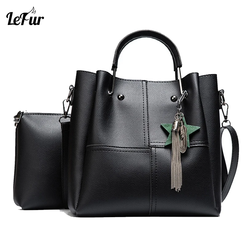 LEFUR Ladies 2pcs Handbag Luxury Handbags Women Bags Designer Leather Crossbody Shoulder Handbags & Clutch Bag bolsa feminina
LEFUR Ladies 2pcs Handbag Luxury Handbags Women Bags Designer Leather Crossbody Shoulder Handbags & Clutch Bag bolsa feminina