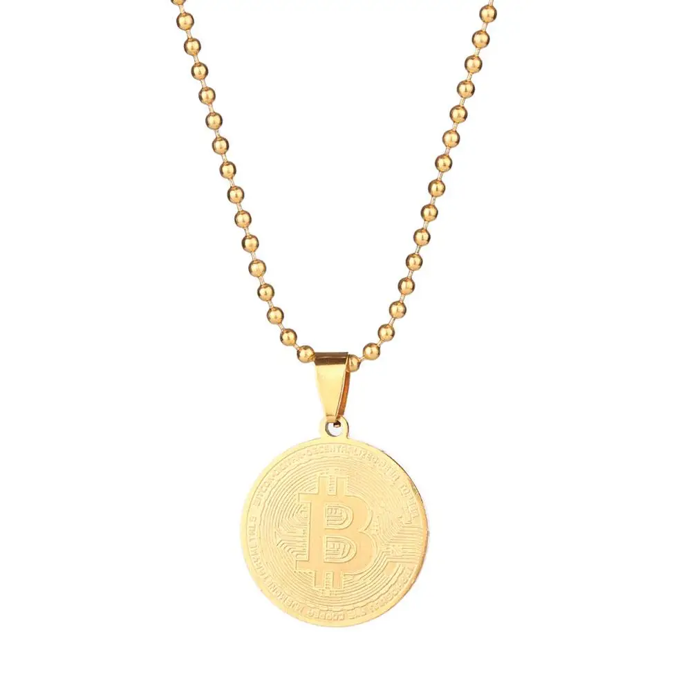 CC Bitcoin Coin Titanium Steel Plating Collectible Gift BTC Coin Art Collection Physical Gold Coin Commemorative Coin Necklace
CC Bitcoin Coin Titanium Steel Plating Collectible Gift BTC Coin Art Collection Physical Gold Coin Commemorative Coin Necklace