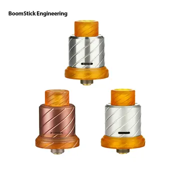 New Brand Italian BoomStick Engineering Reaper 18mm RDA with BF Pin Supports Single Coil and Dual Coil Building Squonk RDA Tank
New Brand Italian BoomStick Engineering Reaper 18mm RDA with BF Pin Supports Single Coil and Dual Coil Building Squonk RDA Tank