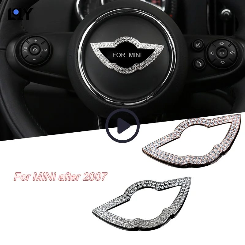 LQY car sticker 3D steering wheel standard crystal diamond decoration for BMW mini cooper F54 F55 F56 F57
LQY car sticker 3D steering wheel standard crystal diamond decoration for BMW mini cooper F54 F55 F56 F57