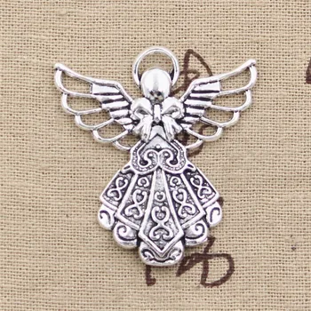 5pcs Charms Guardian Angel 42x38mm Antique Silver Color Plated Pendants Making DIY Handmade Tibetan Silver Color Jewelry
5pcs Charms Guardian Angel 42x38mm Antique Silver Color Plated Pendants Making DIY Handmade Tibetan Silver Color Jewelry