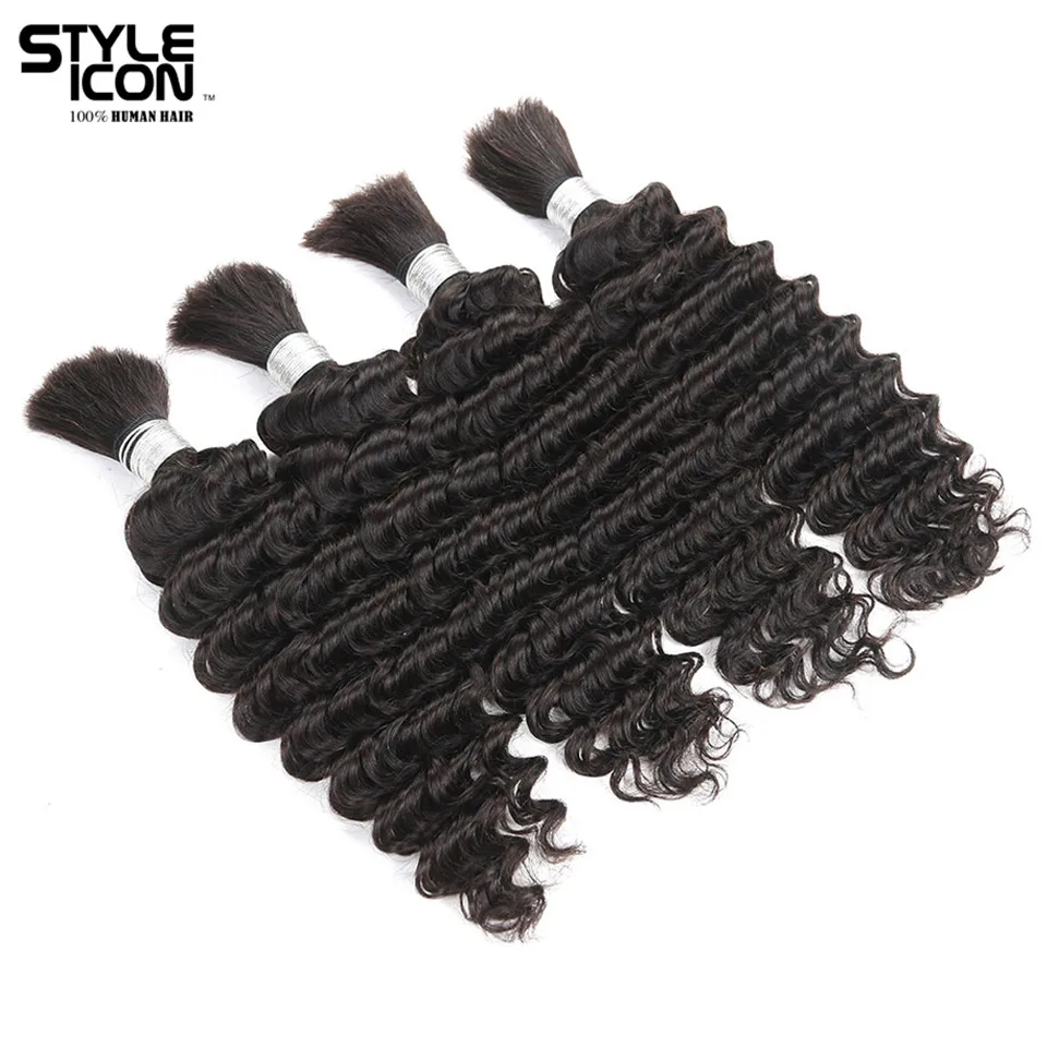 Styleicon 4 Bundles Deals Human Braiding Hair Bulk Natural Color Hair Braiding Remy Malaysian Deep Wave Hair Extension Crochet
Styleicon 4 Bundles Deals Human Braiding Hair Bulk Natural Color Hair Braiding Remy Malaysian Deep Wave Hair Extension Crochet