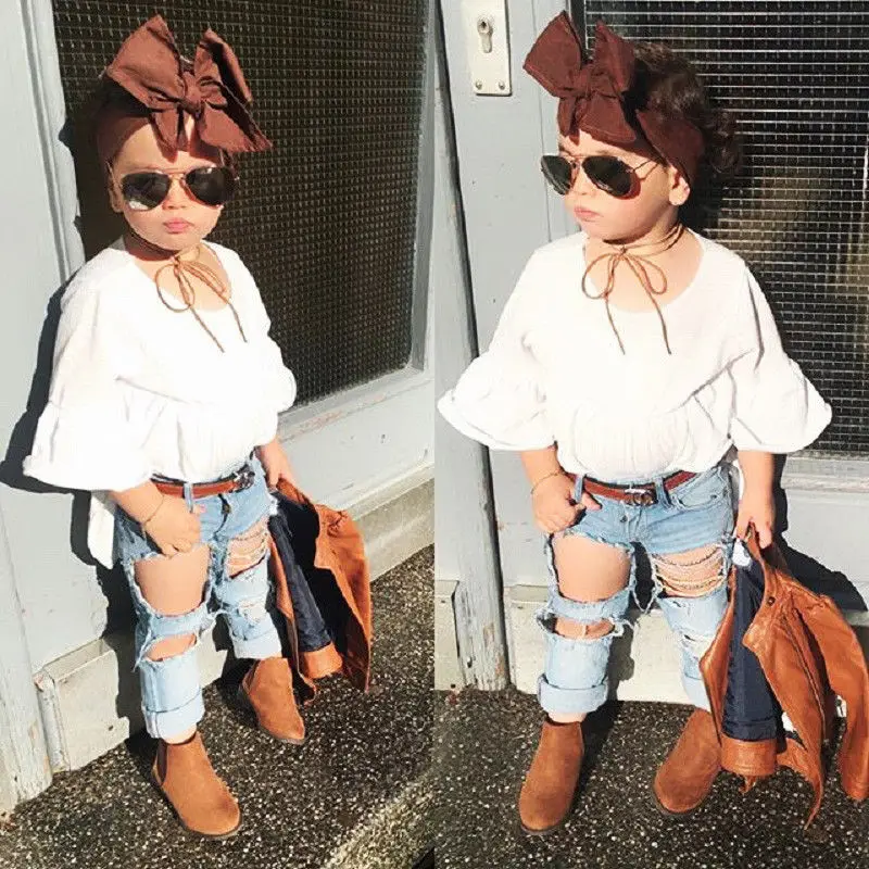 PUDCOCO Newest Hot Toddler Girls Kids Tops Dress+ Ripped Hole Denim Jeans Pop Girl Active Outfits Set Summer Clothes 1-6Y
PUDCOCO Newest Hot Toddler Girls Kids Tops Dress+ Ripped Hole Denim Jeans Pop Girl Active Outfits Set Summer Clothes 1-6Y