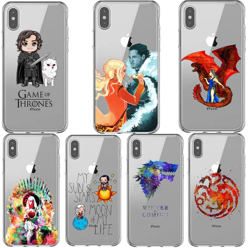 Game Thrones Jon Snow Daenerys Dragon tyrion lannister Silicone Phone Case For iPhone X SE 5 5s 6 6s Plus 7 8 Plus XS MAX XR XS
Game Thrones Jon Snow Daenerys Dragon tyrion lannister Silicone Phone Case For iPhone X SE 5 5s 6 6s Plus 7 8 Plus XS MAX XR XS