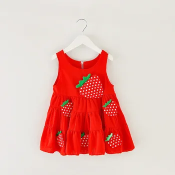 New Arrived Baby Girls Princess Strawberry Dresses Ruffles Kids Dress for Little Girl Birthday Ball Gown Dress Summer Clothes
New Arrived Baby Girls Princess Strawberry Dresses Ruffles Kids Dress for Little Girl Birthday Ball Gown Dress Summer Clothes