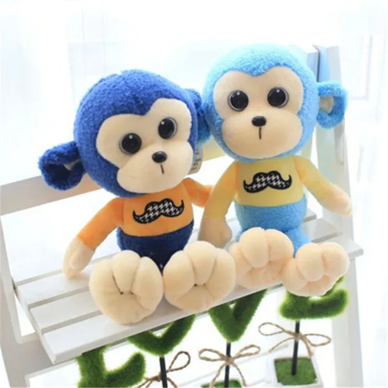 25 CM Monkey Mascot Cute Little Monkey Doll Stitching Plush Toy Monkey Eartoon Elf Gift 7 Colors
25 CM Monkey Mascot Cute Little Monkey Doll Stitching Plush Toy Monkey Eartoon Elf Gift 7 Colors
