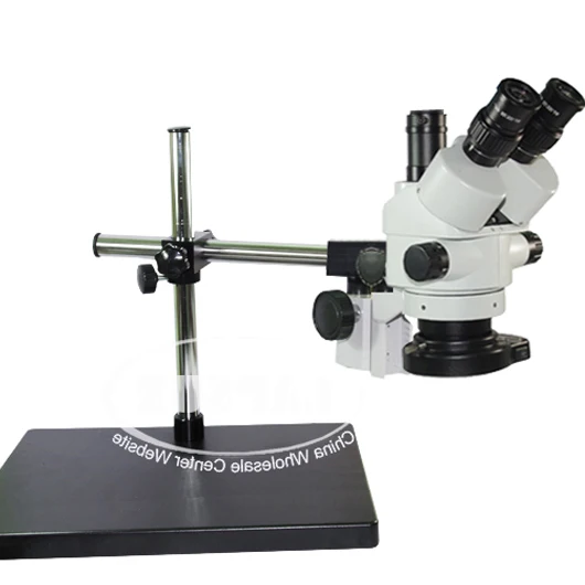 Simul-focal 7X-45X Trinocular Industry Inspection Zoom Stereo Microscope Dual Arm Stand LED Ring Light + C-mount Adapter
Simul-focal 7X-45X Trinocular Industry Inspection Zoom Stereo Microscope Dual Arm Stand LED Ring Light + C-mount Adapter