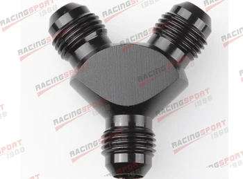 AN-6 (6AN )X 4AN X AN4 -4AN 4 AN Y Block Adapter Fitting Aluminun AD65004 black/blue
AN-6 (6AN )X 4AN X AN4 -4AN 4 AN Y Block Adapter Fitting Aluminun AD65004 black/blue