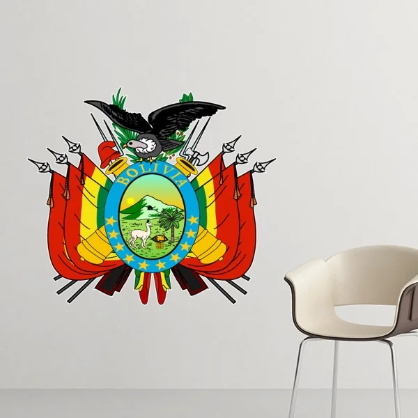 Bolivia National Emblem Country Symbol Mark Pattern Removable Wall Sticker Art Decals Mural DIY Wallpaper for Room Decal
Bolivia National Emblem Country Symbol Mark Pattern Removable Wall Sticker Art Decals Mural DIY Wallpaper for Room Decal