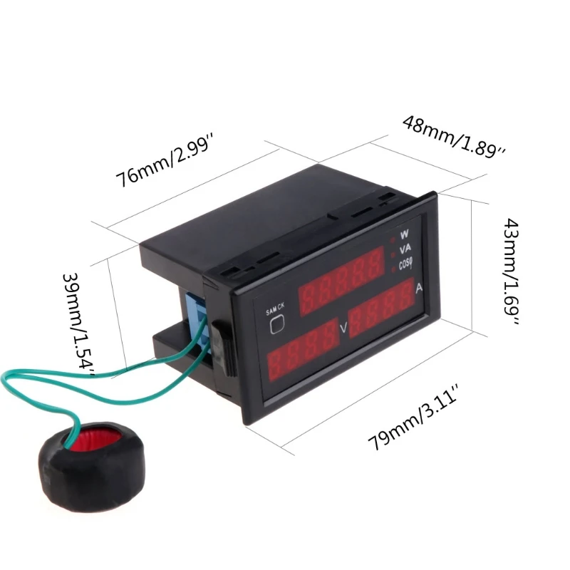 DL69-2048 Multifunctional AC Voltmeter Ammeter Voltage Current Meter AC 80-300V G07 Great Value April 4
DL69-2048 Multifunctional AC Voltmeter Ammeter Voltage Current Meter AC 80-300V G07 Great Value April 4