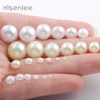 Hisenlee 2mm-12mm Sizes Pick White/Beige Colors DIY Craft ABS Imitation Half Pearls Scrapbook Beads Jewelry Making 
Hisenlee 2mm-12mm Sizes Pick White/Beige Colors DIY Craft ABS Imitation Half Pearls Scrapbook Beads Jewelry Making