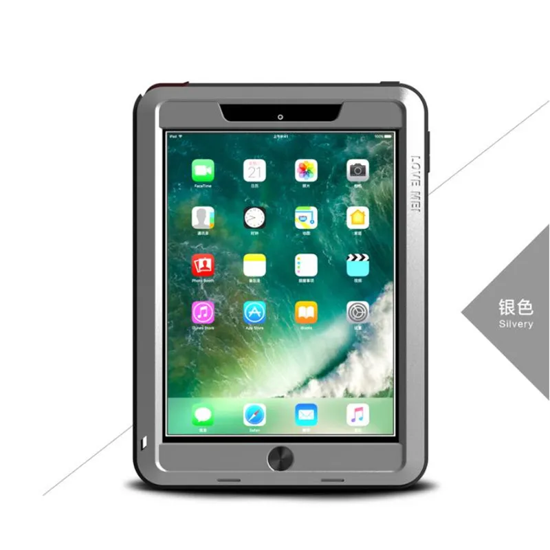 Love Mei Shockproof Case for New iPad 9.7'' 2018,Armor Tank Heavy Duty Aluminum Metal+Silicone Case for New iPad 9.7" 2018/2017
Love Mei Shockproof Case for New iPad 9.7'' 2018,Armor Tank Heavy Duty Aluminum Metal+Silicone Case for New iPad 9.7" 2018/2017