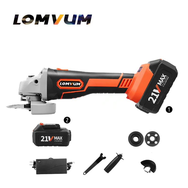 21V Spare lithium battery brushless electric angle grinder Polisher charging angle grinder grinding cutting machine power tools
21V Spare lithium battery brushless electric angle grinder Polisher charging angle grinder grinding cutting machine power tools