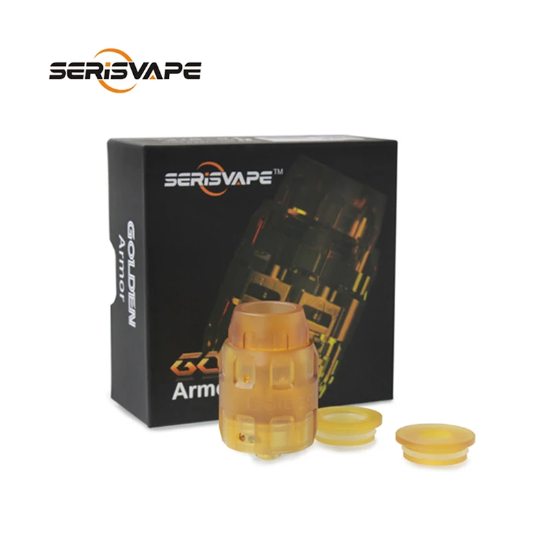 Golden Armor RDA Atomizer Big Deck Rebuildable Tank with PEI Drip Tip 810 510 Adapter for Ecigarette Vape Vaporizer
Golden Armor RDA Atomizer Big Deck Rebuildable Tank with PEI Drip Tip 810 510 Adapter for Ecigarette Vape Vaporizer