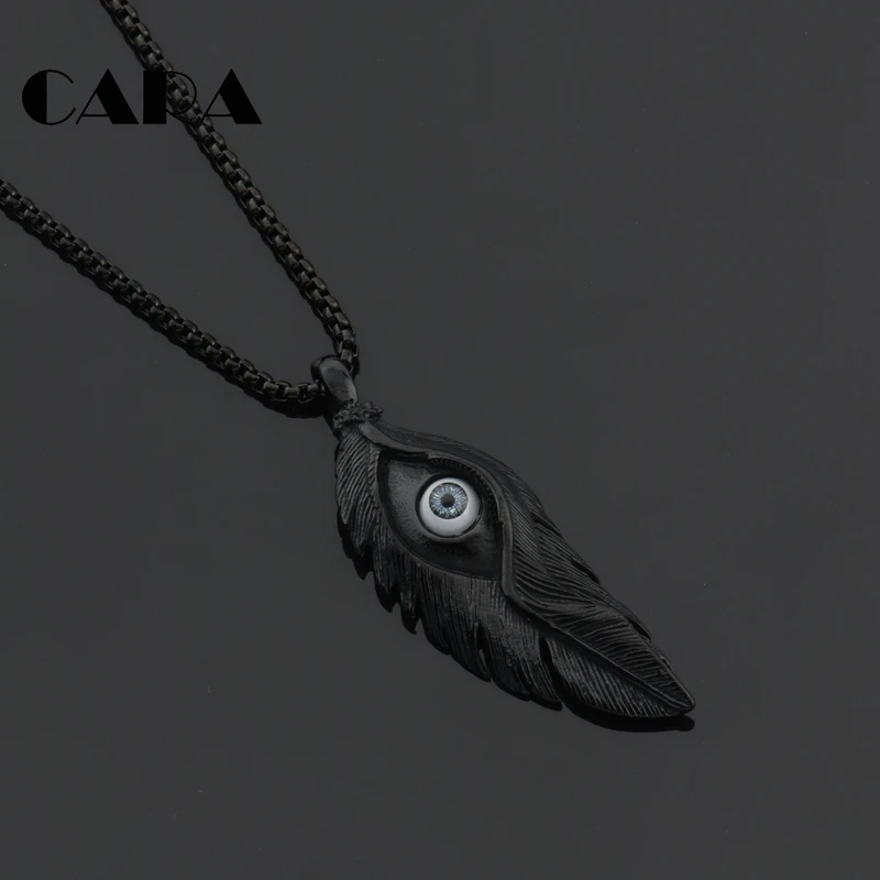 3 colors Indian style Eye on eagle feather necklace pendant & necklace 316L Stainless steel mens hip hop punk necklace BLKN0700
3 colors Indian style Eye on eagle feather necklace pendant & necklace 316L Stainless steel mens hip hop punk necklace BLKN0700