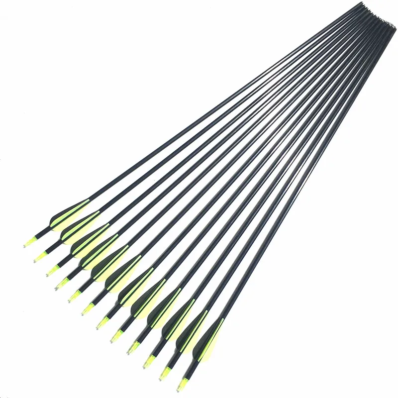 6/12/24pcs 32''Fiberglass Arrow OD 7.9mm Spine 700 With Replaceable Arrowhead Recurve Bow Archery Hunting
6/12/24pcs 32''Fiberglass Arrow OD 7.9mm Spine 700 With Replaceable Arrowhead Recurve Bow Archery Hunting