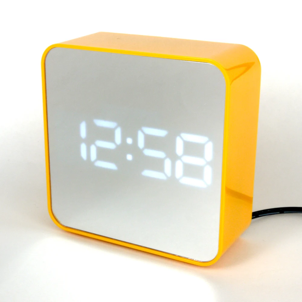 2017 Hot Electronic Digital Snooze Function LED Alarm Clock Simple And Elegant Mirror White Light Battery Bedside Table Watch
2017 Hot Electronic Digital Snooze Function LED Alarm Clock Simple And Elegant Mirror White Light Battery Bedside Table Watch