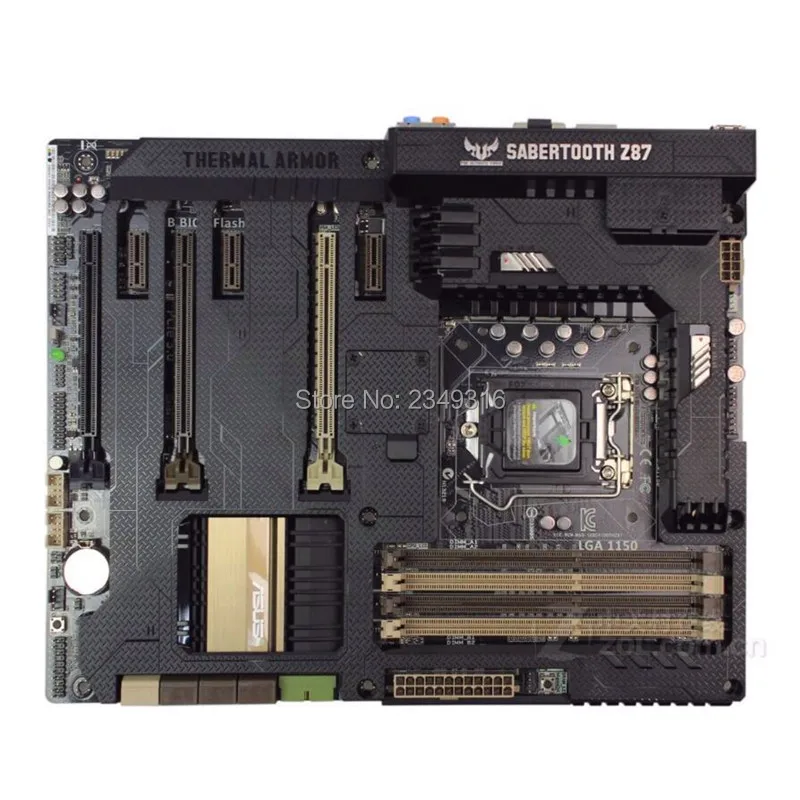For ASUS SABERTOOTH Z87 original motherboard Socket LGA 1150 DDR3 Z87 SATA3 USB3.0 Desktop Motherboard
For ASUS SABERTOOTH Z87 original motherboard Socket LGA 1150 DDR3 Z87 SATA3 USB3.0 Desktop Motherboard