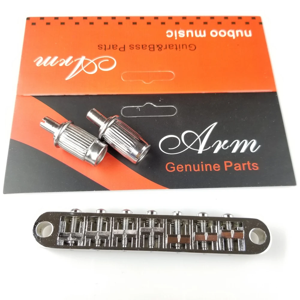 New Tune-O-Matic 7 Strings LP SG Electric Guitar Bridge For seven Strings Made in Korea
New Tune-O-Matic 7 Strings LP SG Electric Guitar Bridge For seven Strings Made in Korea