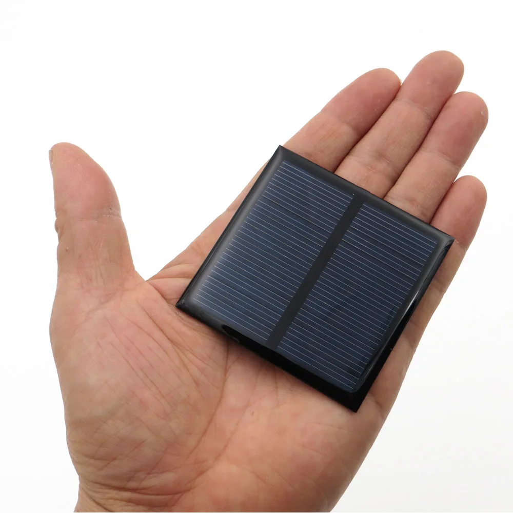 5.5V 80mA 0.38Watt Solar Panel Standard Epoxy Polycrystalline Silicon DIY Battery Power Charge Module Mini Solar Cell toy
5.5V 80mA 0.38Watt Solar Panel Standard Epoxy Polycrystalline Silicon DIY Battery Power Charge Module Mini Solar Cell toy