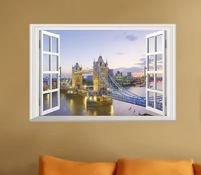 new arrival London Tower Bridge Skyline Window Mural Wall Sticker Vinyl Art Decal Home Decor
new arrival London Tower Bridge Skyline Window Mural Wall Sticker Vinyl Art Decal Home Decor
