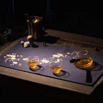 Chinese Style Embroidery Plum Blossom Linen Office Teaware Mat Table Runner Household Dinner Desk Decoration Pads Tea Napkins
Chinese Style Embroidery Plum Blossom Linen Office Teaware Mat Table Runner Household Dinner Desk Decoration Pads Tea Napkins