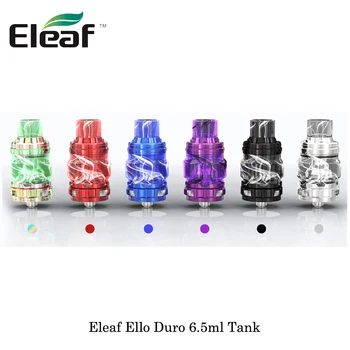 

Electronic Cigarette Original Eleaf Ello Duro 6.5ml Tank Atomizer With HW-M/HW-N Coil Head For ijust 3 Battery Kit Vape Vaporize