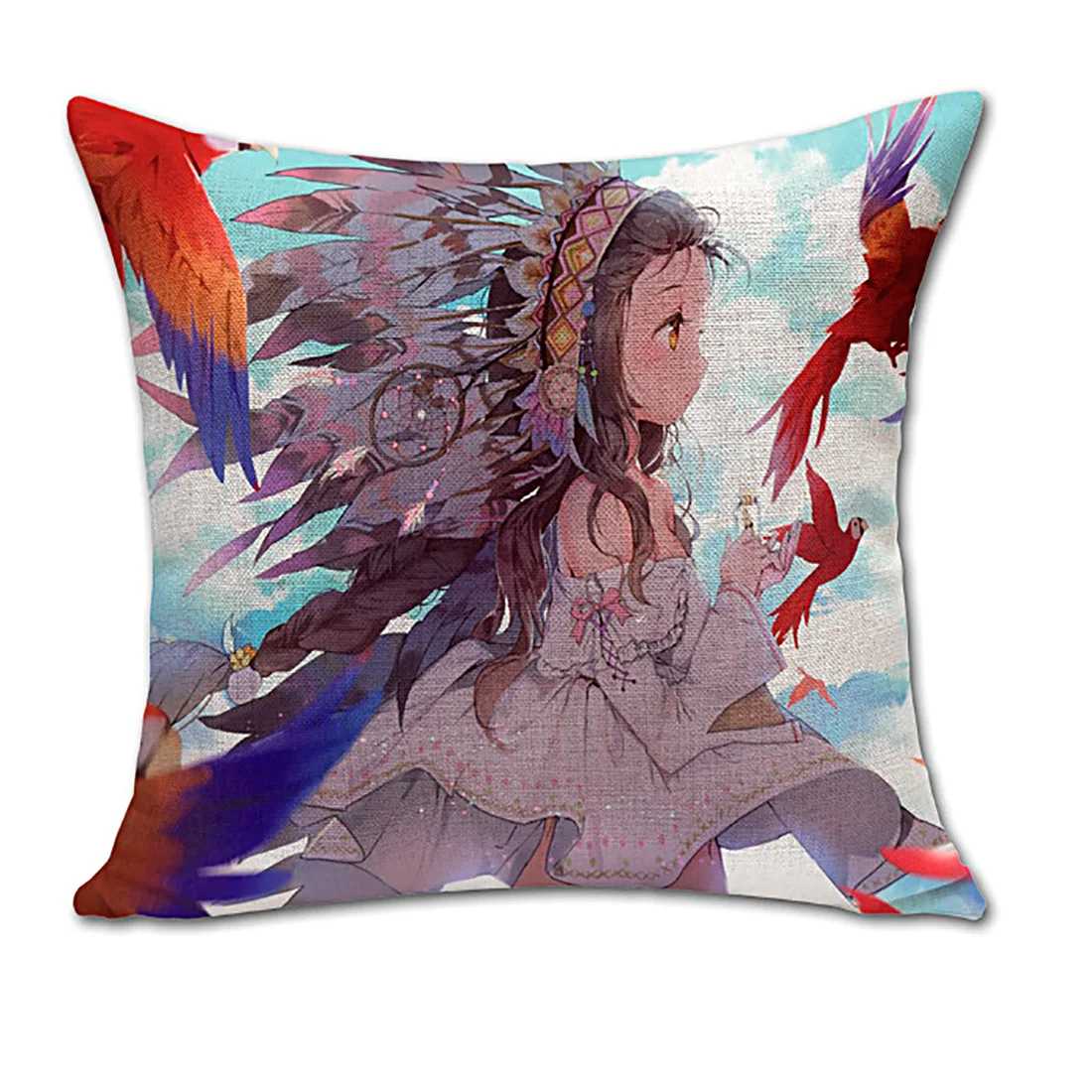 Indian Skull Pillowcase Cushion Cover Flax Sofa Throw Pillow Covers For Living Room Home Decor 45*45cm
Indian Skull Pillowcase Cushion Cover Flax Sofa Throw Pillow Covers For Living Room Home Decor 45*45cm