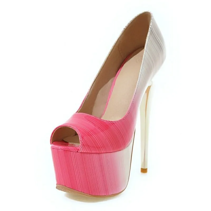 DoraTasia 2017 Sexy Small Big Size 30-48 Ultra High Heel Woman Pumps Open Peep Toe Mixed Color Thick Platform Shoes Women DoraTasia 2017 Sexy Small Big Size 30-48 Ultra High Heel Woman Pumps Open Peep Toe Mixed Color Thick Platform Shoes Women<br><br>Aliexpress