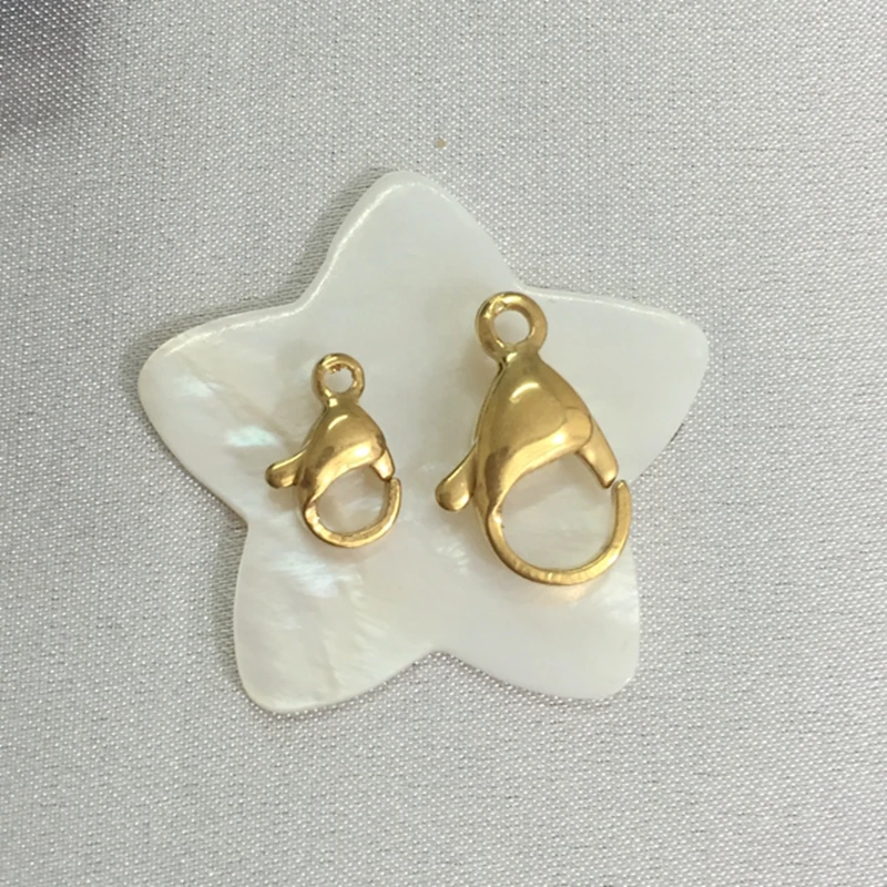 10MM/15MM 100Pcs Gold Color & Stainless Steel Lobster Clasps & Hooks Jewelry Findings & Accessories
10MM/15MM 100Pcs Gold Color & Stainless Steel Lobster Clasps & Hooks Jewelry Findings & Accessories