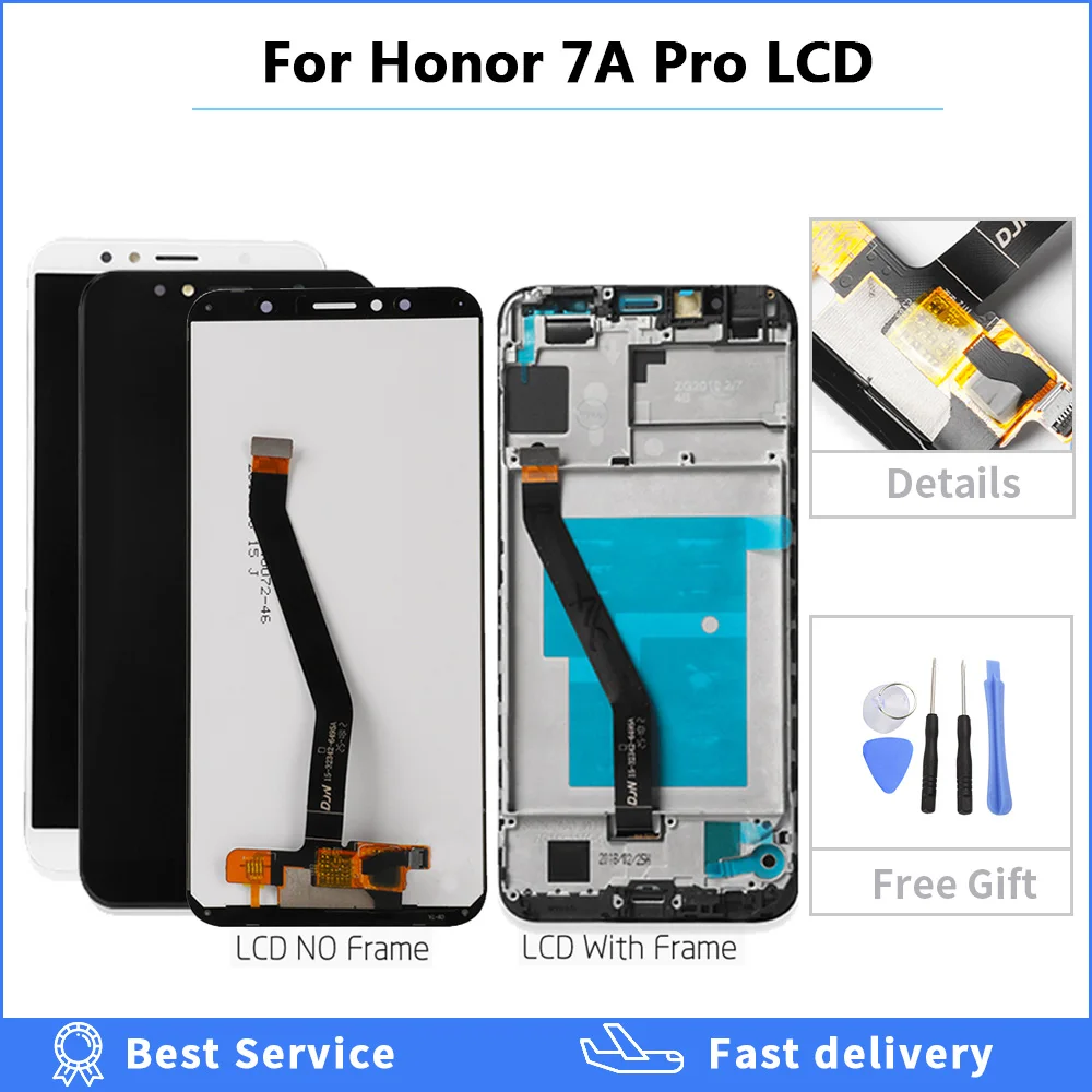 5.7 inch For Huawei Honor 7A pro LCD Display Touch Screen For Huawei Honor 7A pro AUM-L29 Aum-L41 Screen LCD Display With Frame
5.7 inch For Huawei Honor 7A pro LCD Display Touch Screen For Huawei Honor 7A pro AUM-L29 Aum-L41 Screen LCD Display With Frame