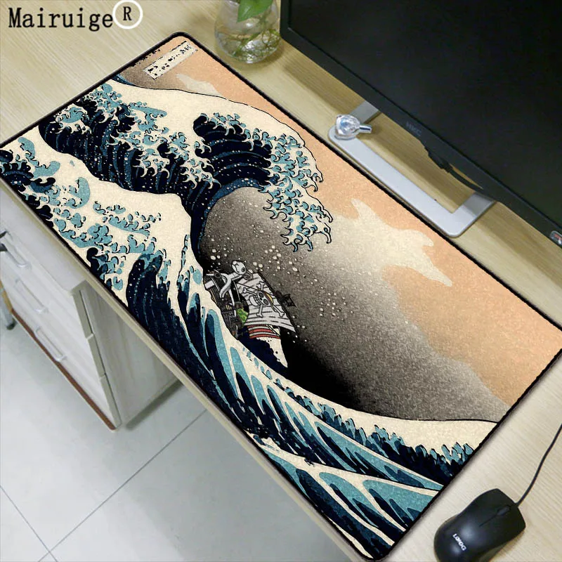 Laumans 90X40CM Great Wave Mouse Pad Large Lock Edge Mouse Mat Desk Mats Big Mousepads Gaming Rug XL for Office Work/ Gaming
Laumans 90X40CM Great Wave Mouse Pad Large Lock Edge Mouse Mat Desk Mats Big Mousepads Gaming Rug XL for Office Work/ Gaming