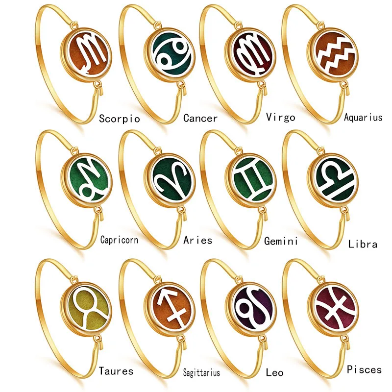 Aromatherapy Constellations Bracelet Stainless Steel Essential Oil Diffuser Perfume Lockets Jewelry High Quality Bangle Bracelet
Aromatherapy Constellations Bracelet Stainless Steel Essential Oil Diffuser Perfume Lockets Jewelry High Quality Bangle Bracelet