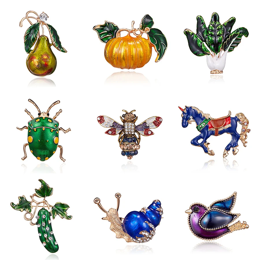 Fashion Crystal Vintage Plant Insect Brooch Pin Jewelry Banquet Brooches Women Christmas Gifts Accessories Jewelry
Fashion Crystal Vintage Plant Insect Brooch Pin Jewelry Banquet Brooches Women Christmas Gifts Accessories Jewelry