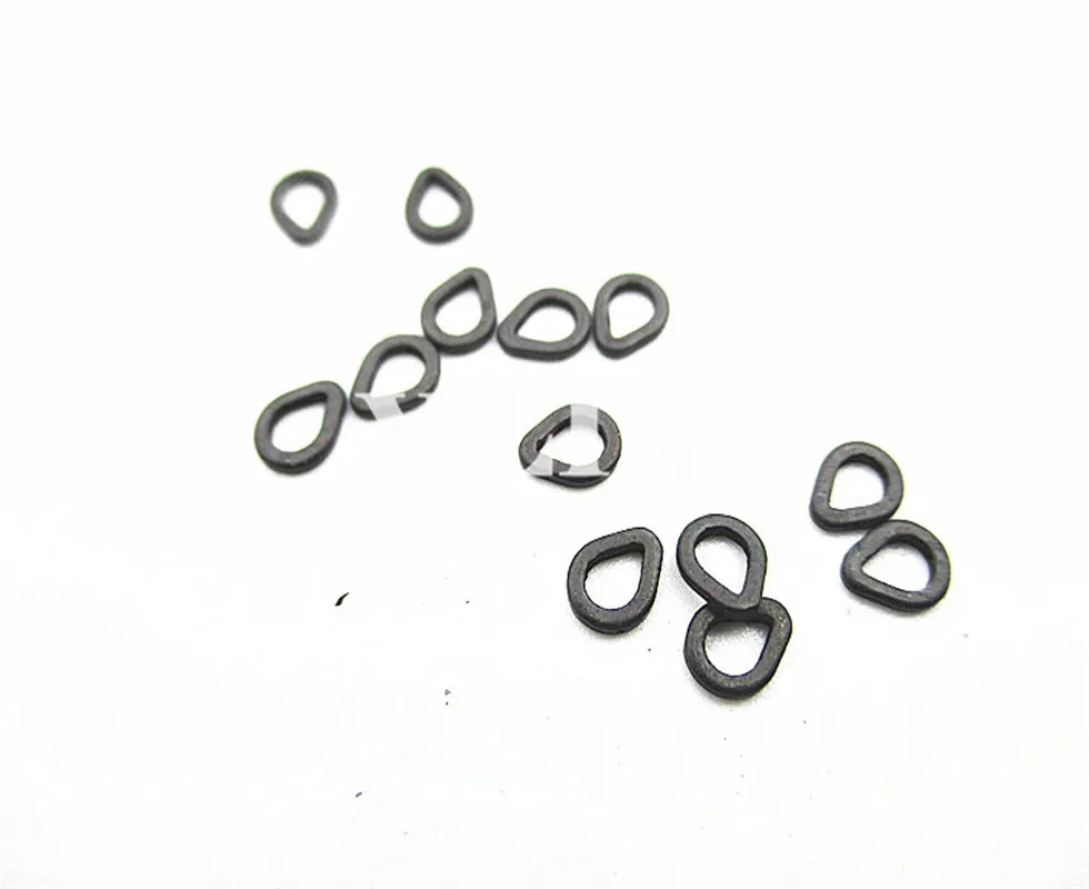 20 Matt Black Tear Drop Link Loops for Quick Kwik change swivels Carp Hair rigs