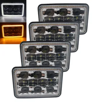 TNOOG 54W 4x6inch Led Headlight for 357 378 379 5'' square Hi/Low Led light with white DRL yellow turn signal For Ford Trucks
TNOOG 54W 4x6inch Led Headlight for 357 378 379 5'' square Hi/Low Led light with white DRL yellow turn signal For Ford Trucks
