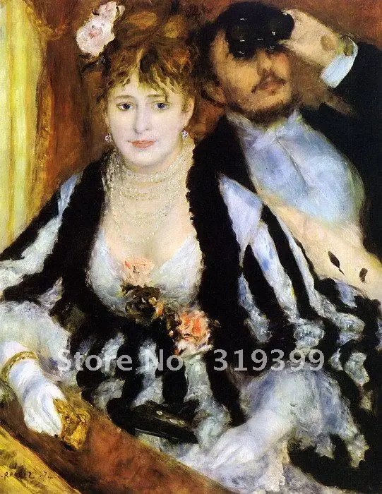 100% handmade Oil Painting Reproduction on linen canvas,the theater box by pierre Auguste Renoir,Free DHL Shipping,Museum qualit
100% handmade Oil Painting Reproduction on linen canvas,the theater box by pierre Auguste Renoir,Free DHL Shipping,Museum qualit