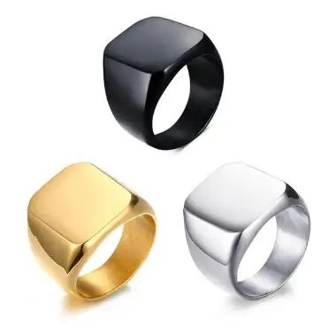 Simple Stainless Steel Gold Black Sliver Rings Men Women Hip Hop Punk Vintage High Quality Mirror Glossy Polished Male Jewelry G
Simple Stainless Steel Gold Black Sliver Rings Men Women Hip Hop Punk Vintage High Quality Mirror Glossy Polished Male Jewelry G
