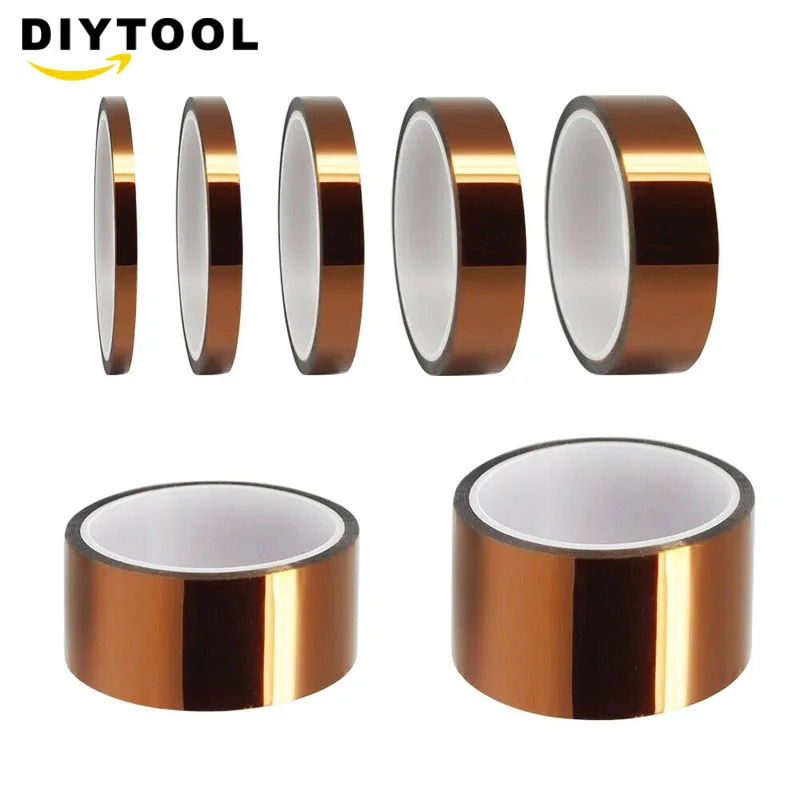 33m 100ft Adhesive Tape Gold High Temperature Heat Resistant Polyimide Tape for Electronic Industry BGA Tap
33m 100ft Adhesive Tape Gold High Temperature Heat Resistant Polyimide Tape for Electronic Industry BGA Tap