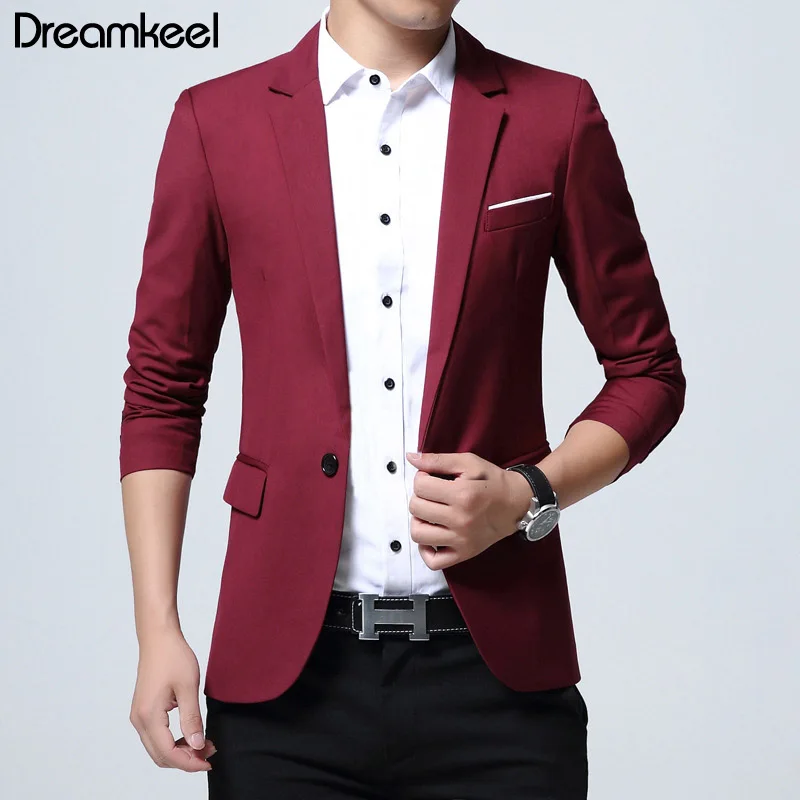 2019 New Fashion Mens Casual Blazer Single Button Dress Blazer Jacket Men Slim Fit Mens Suit Jacket Solid Coat Men Hot Sale Y
2019 New Fashion Mens Casual Blazer Single Button Dress Blazer Jacket Men Slim Fit Mens Suit Jacket Solid Coat Men Hot Sale Y