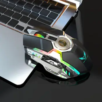 Studyset Rechargeable Wireless Mouse Silent Ergonomic Gaming Mouse RGB Backlight for Laptop Computer
Studyset Rechargeable Wireless Mouse Silent Ergonomic Gaming Mouse RGB Backlight for Laptop Computer