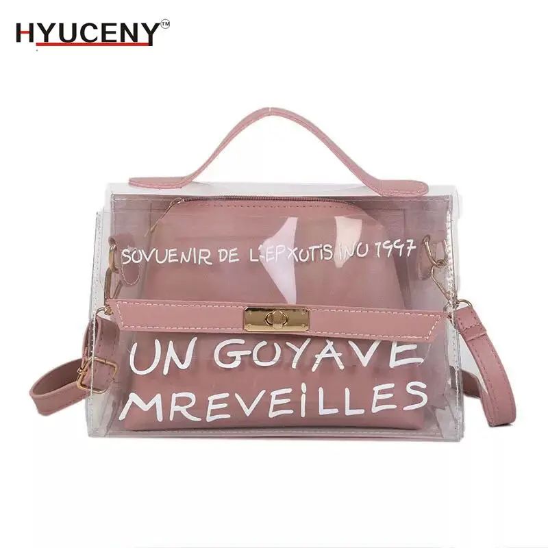 2018 Women Transparent Bag Clear PVC Jelly Small Tote Messenger Bags Candy Color Shoulder Bags Female Lady Sac Femme Bandouliere
2018 Women Transparent Bag Clear PVC Jelly Small Tote Messenger Bags Candy Color Shoulder Bags Female Lady Sac Femme Bandouliere