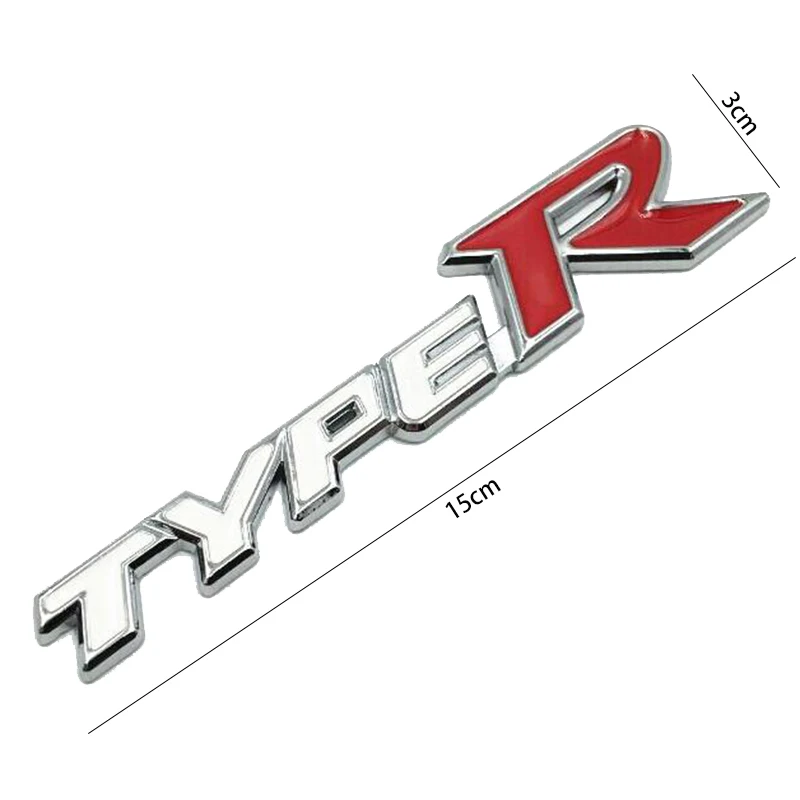 Металлическая Автомобильная 3D наклейка автомобильный значок эмблема типа R