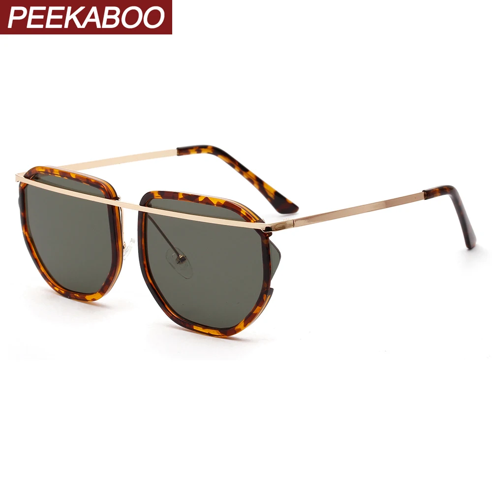 Peekaboo retro women sunglasses leopard red summer unisex vintage sun glasses for men 2019 summer uv400 half metal frame
Peekaboo retro women sunglasses leopard red summer unisex vintage sun glasses for men 2019 summer uv400 half metal frame