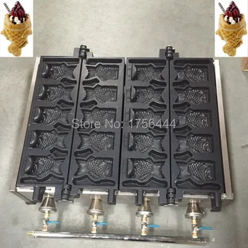 Free Shipping Commercial Use 10pcs Gas Ice Cream Fish Waffle Taiyaki Baker Iron 
Free Shipping Commercial Use 10pcs Gas Ice Cream Fish Waffle Taiyaki Baker Iron